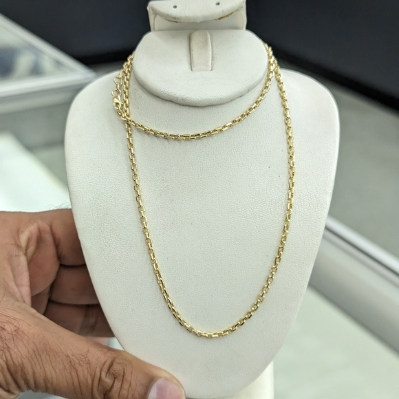 10kt Real Gold Rolo Chain 2.4mm 20 inch